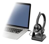 Poly Savi 7320 - 7300 Office Series - système de casque - sur-oreille - DECT - sans fil Noir G