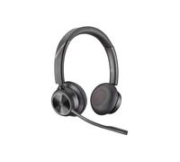 Poly Micro-casque stéréo Savi 7320 Office – Sans fil DECT, certifié pour Microsoft Teams – Noir