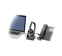 Poly Savi 7320 - Microsoft Teams - 7300 Office Series - système de casque - sur-oreille - DECT - sans fil
