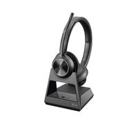 POLY Savi 7320 Office Stéréo DECT, Bande 1880-1900 MHz, Portée 180m, Autonomie 13h, Batterie LiPo 500mAh, Suppression de bruit, USB-A vers USB-C
