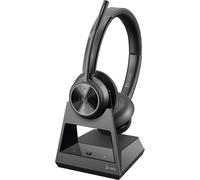 HP Poly Savi 7320 UC Kopfh?rer Kabellos Kopfband B?ro/Callcenter USB Typ-C Ladestation Schwarz (8L553AA#ABB)