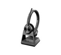 Poly Micro-casque sans fil Savi 7320 – Suppresseur de bruit actif, DECT – Noir