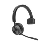 POLY Savi 7410 Office - Micro-casque DECT Mono, Bluetooth 5.2, Portée 180m, Autonomie 13h, USB-A/USB-C, Compatible Windows/macOS, 160g