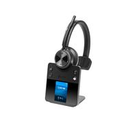 Poly Savi 7410 OFFICE - Savi 7400 series - micro-casque - sur-oreille - DECT / Bluetooth - sans fil - noir - Certifié pour Microsoft Teams