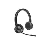 Poly Savi 7420 Office - Savi 7400 Series - Casque - on-Ear - DECT/Bluetooth - sans Fil - Réduction Active du Bruit - Noir - Certifié pour Microsoft Teams