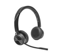 POLY Savi 7420 Office Stéréo DECT - Casque sans fil binaural, Bluetooth 5.2, portée 180m, autonomie 13h, certifié MS Teams