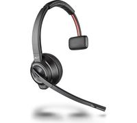 POLY W8210/A, UC Casque Sans fil Arceau Bureau/Centre d'appels Bluetooth Noir, Gris