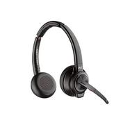 Poly Savi 8200 Series W8220 - Micro-casque - sur-oreille - remplacement - DECT - sans fil - Suppresseur de bruit actif - avec berceau de charge