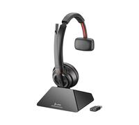 POLY Savi 8210-M Office - Micro-casque DECT Mono, Portée 180m, Bluetooth 4.2, Bande 1.88-1.9 GHz, Autonomie 13h, SoundGuard DIGITAL