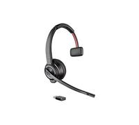 Poly Savi 8210-M Office - Savi 8200 series - micro-casque - sur-oreille - DECT / Bluetooth - sans fil - noir