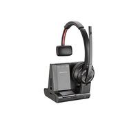 Poly Savi 8210 Office - Savi 8200 series - micro-casque - sur-oreille - DECT / Bluetooth - sans fil - noir - certifié Zoom