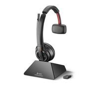 Poly Savi 8210 - Micro-casque mono sans fil USB-A certifié pour UC (avec socle de chargement DECT)