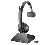Poly Casque sans fil Savi 8210 UC Bluetooth pour bureau/centre d'appels Noir