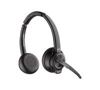 Poly Savi 8220-M Office - Savi 8200 series - micro-casque - sur-oreille - DECT / Bluetooth - sans fil - Suppresseur de bruit actif - noir - Certifié pour Microsoft Teams