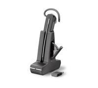 Poly Savi 8245 UC MS Mono Casque sans fil UC avec plusieurs options de port et batterie supplémentaire