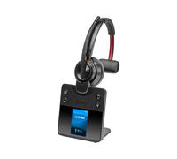 POLY Savi 8410 Office : Micro-casque DECT Monaural, Bluetooth 5.2, portée 180m, autonomie 13h, supra-aural, suppression bruit, compatible Windows/macOS