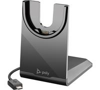 Poly Socle de charge Voyager USB-C 783R7AA – Recharge rapide 45W – Compatible Voyager 4300/Focus 2