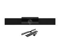 Poly Studio 4K UHD Caméra de vidéoconférence USB tout-en-un avec support d'écran VESA - Réseau de micros à six éléments, haut-parleurs stéréo, DirectorAI, cadre de haut-parleurs, certifié pour Zoom et