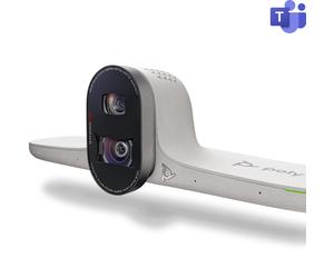 Poly Studio E70 Un système de visioconférence complet idéal pour les grands espaces de réunion.