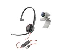 Poly Studio P5 USB HD Webcam Bundle avec Blackwire C3210