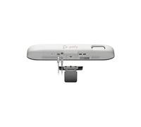Poly Studio R30 - Barre vidéo USB - certifié Zoom, Certifié pour Microsoft Teams - sable - power adapter included