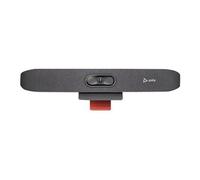 POLY Studio R30 USB Audio/Video Bar with Auto-Track 120-deg FOV 4K Camera Integrated Speaker and Microphone
