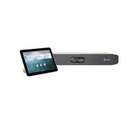 POLY Studio X30 Barre de Collaboration Vidéo 4K Ultra HD avec TC8 - Bluetooth 5.0, Wi-Fi 5, Zoom 5x, HDMI 1.4, USB 3.2 Gen 1, Micro 4, Noir/Gris