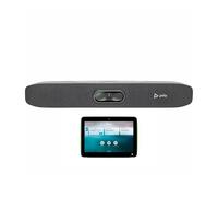 Poly Studio X30 Camea de vidéoconférence 4K avec contrôleur tactile TC10 - Barre vidéo 4K UHD, haut-parleur, 4 microphones MEMS, écran tactile 10,1", NoiseBlock AI, DirectorAI, encadrement de