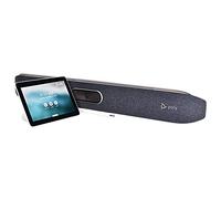 Poly - Studio X50 (Polycom) avec contrôleur tactile TC8 - Barre vidéo et audio 4K - Système de conférence pour salles de réunion de taille moyenne - Fonctionne avec les équipes, zoom et plus