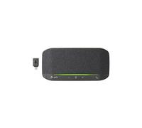 Poly Haut-parleur Sync 10 – Main libre filaire USB-C/USB-A – Argent