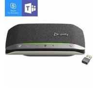 Poly Sync 20+ for Microsoft Teams (with Poly BT600) - Haut-parleur intelligent - Bluetooth - filaire, sans fil - USB-A, USB-A via adaptateur Bluetooth Noir, Argent G