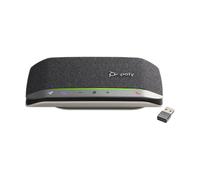 POLY Sync 20+ haut-parleur Universel Bluetooth Noir, Argent