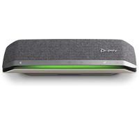 Poly SYNC 40 Haut-parleur intelligent - USB-A/USB-C, Bluetooth, réseau à trois microphones orientables, audio duplex intégral, IP64, jusqu'à 30 heures d'autonomie, commandes sur l'appareil, réduction