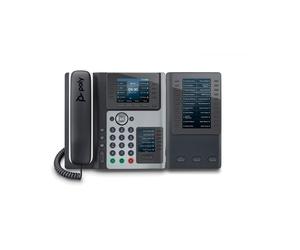 POLY Téléphone IP Edge E400 PoE, Écran IPS 3.5", 320x240, 8 Lignes, Gigabit Ethernet, 2xRJ45, RJ9, USB-C, Codecs G.7xx/OPUS/iLBC, ENERGY STAR