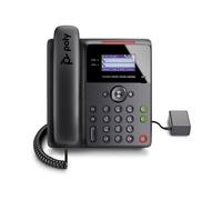 POLY Téléphone IP Filaire 85W94AA, Gigabit Ethernet, PoE Non Supporté, Codecs G.711/G.722/G.729/OPUS/iLBC, LCD, Montage Bureau/Mural