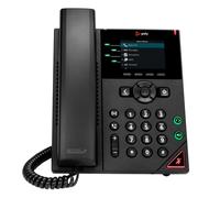 Poly Téléphone IP VVX 250 à 4 lignes et compatible PoE