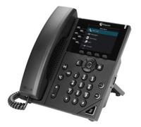 Poly Téléphone IP VVX 350 à 6 lignes et compatible PoE