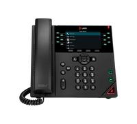 POLY Téléphone IP VVX 450 - 12 Lignes, Écran LCD 4.3", PoE, 2x RJ-45, 2x USB 2.0, Codecs OPUS/G.722/G.729, Réduction de Bruit