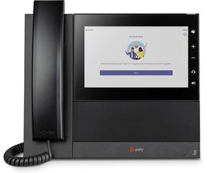Poly Téléphone multimédia professionnel CCX 600 pour Microsoft Teams et compatible PoE