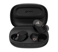 Poly Écouteurs noirs Voyager Free 20 + étui de charge de base
