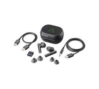 HP Poly Écouteurs noir charbon Poly Voyager Free 60+ UC + adaptateur USB-C BT700 + étui de charge avec écran tactile