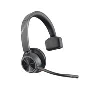 Poly Voyager 4300 UC Series 4310 - Micro-casque - sur-oreille - Bluetooth - sans fil - USB-C - certifié Zoom