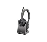 Poly Casque sans fil Voyager 4320 UC – Dongle USB‑A, socle de chargement