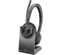 Poly Micro-casque Voyager 4320 – Sans fil, dongle USB-A Teams, socle de chargement, Noir