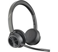 Poly Casque Voyager 4320 - Bluetooth sans fil sur-oreille - Dongle USB-C - Certifié Teams