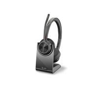 Voyager 4320 UC Casque Sans fil Arceau Bureau/Centre d'appels USB Type-C Bluetooth Socle de chargement Noir