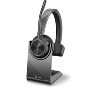 POLY Voyager 4310 UC Headset with Microphone Wireless Over-the-head Office/Call Center USB Type-C Bluetooth Rechargeable Stand Noir