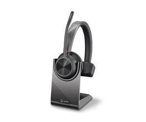 Poly Voyager 4310 USB-A + Socle de charge Un micro-casque sans-fil professionnel flexible et confortable pour communiquer en HD où que vous soyez.