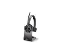 Poly Voyager 4310 - Voyager 4300 UC series - micro-casque - sur-oreille - Bluetooth - sans fil, filaire - USB-C - noir - Certifié pour Microsoft