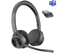 Poly Voyager 4320 USB-A MS Micro-casque sans-fil certifié Microsoft Teams dédié aux professionnels flexibles !